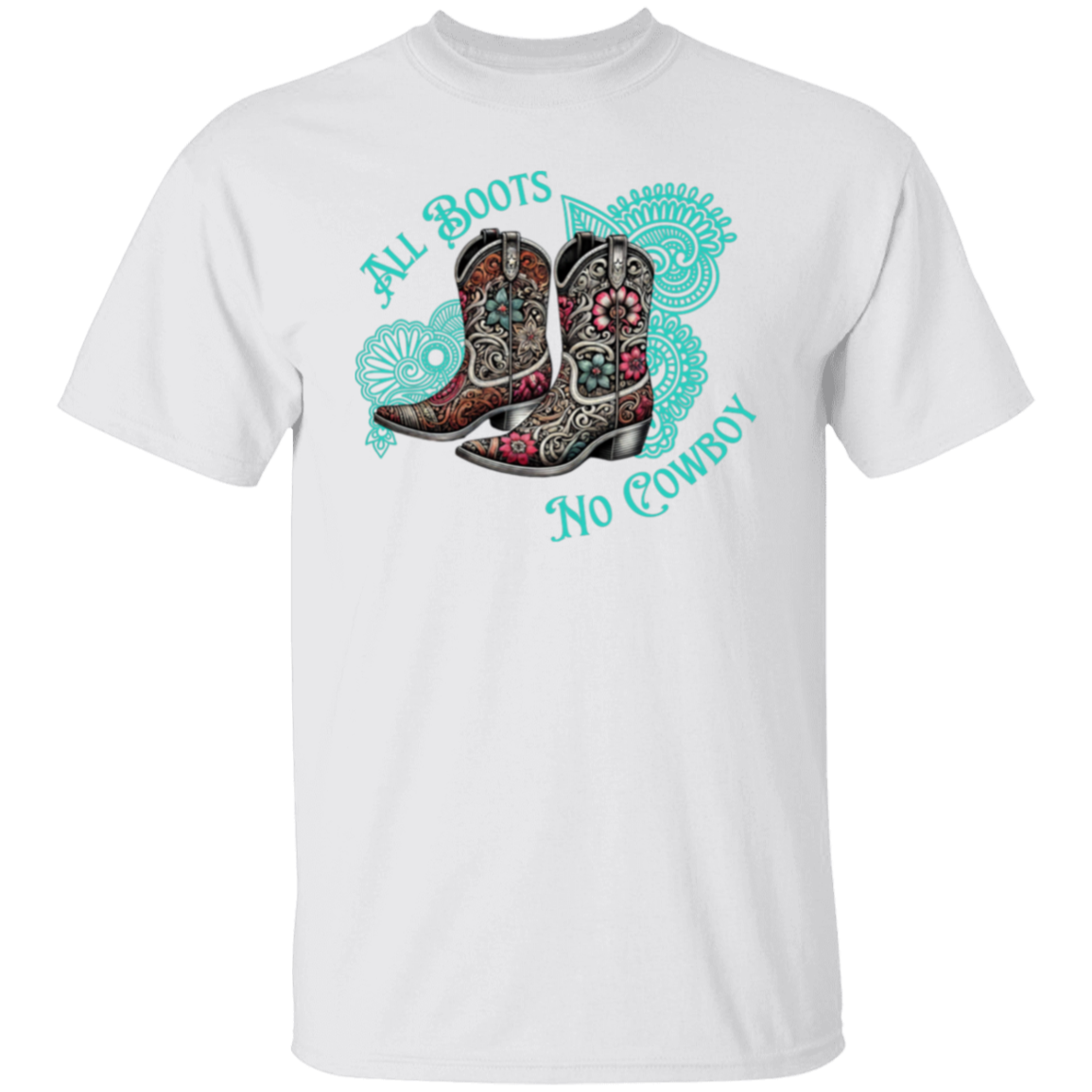Camiseta All Boots No Cowboy
