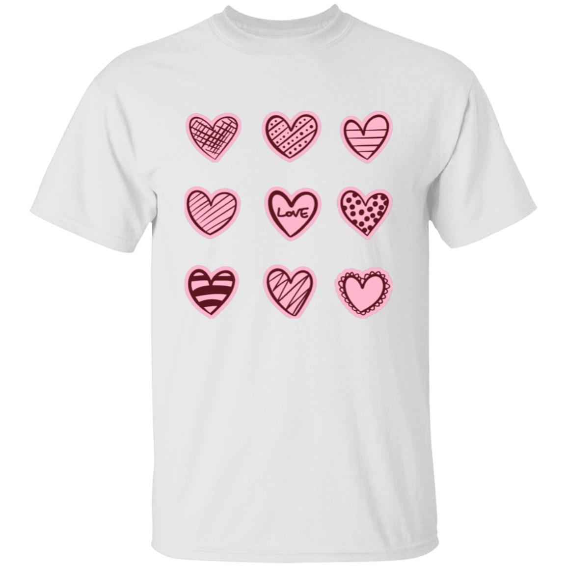 Heart Grid 3x3 T-Shirt
