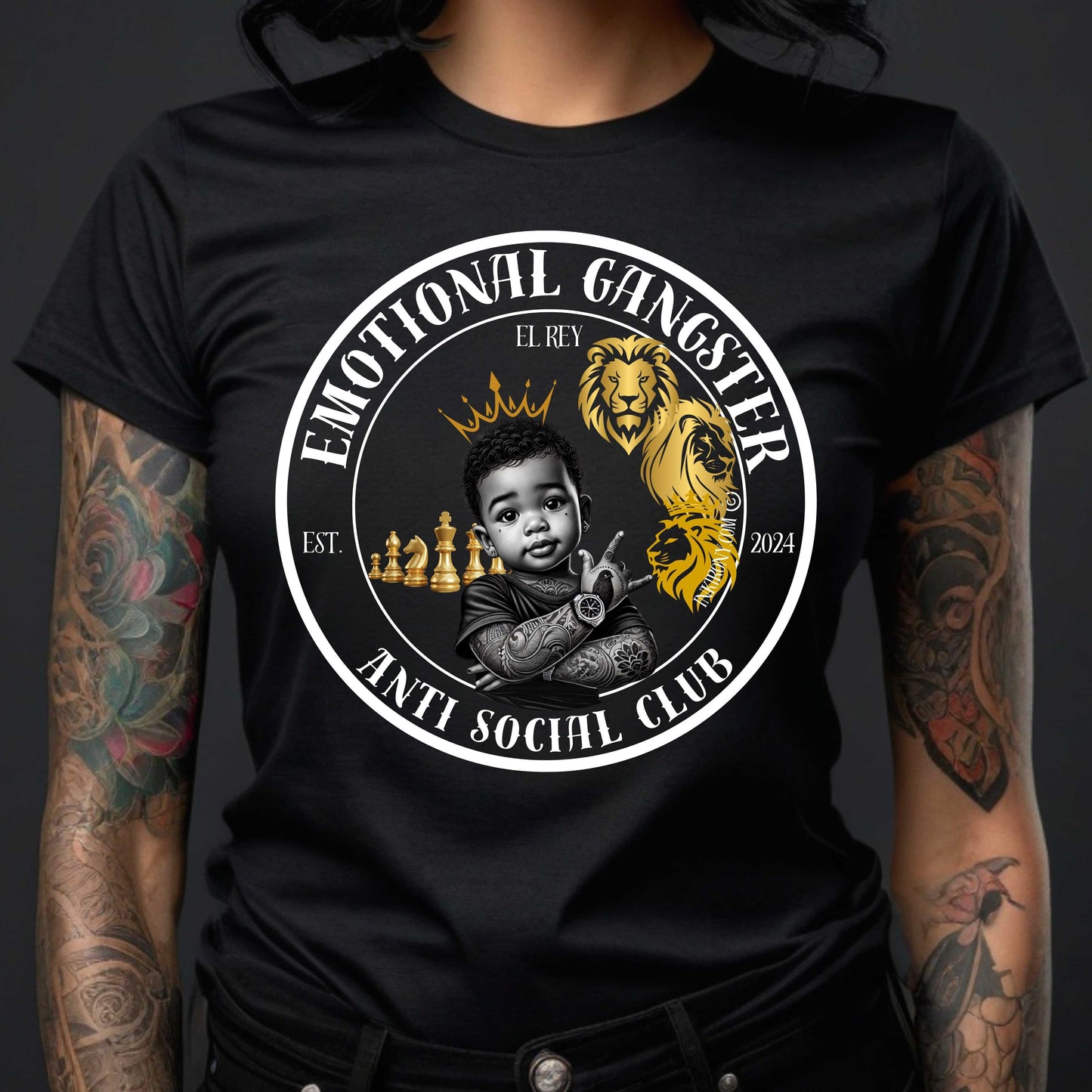 Camiseta El Rey - Gangster Emocional