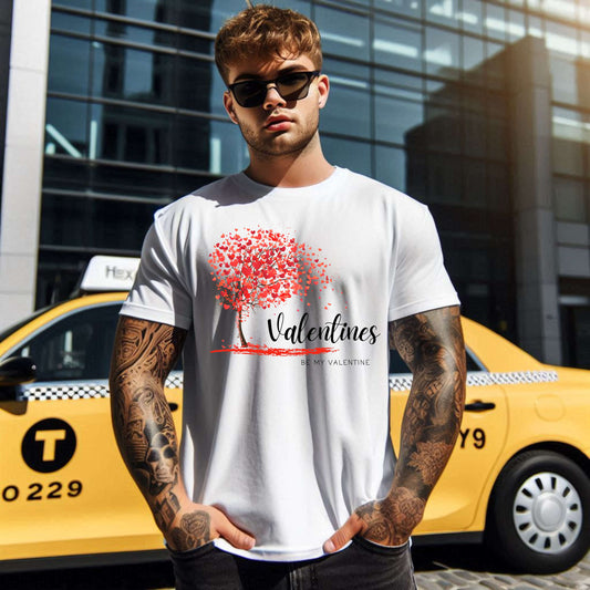 Sé mi Valentín - Camiseta con árbol