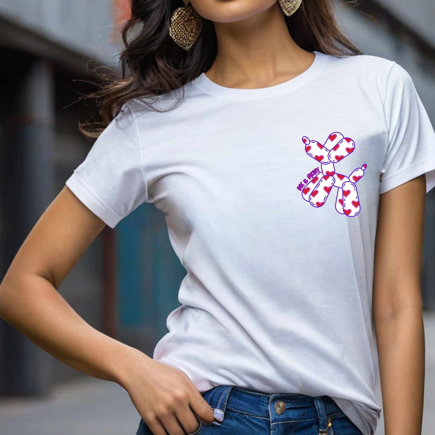 Balloon Puppy Hearts T-Shirt