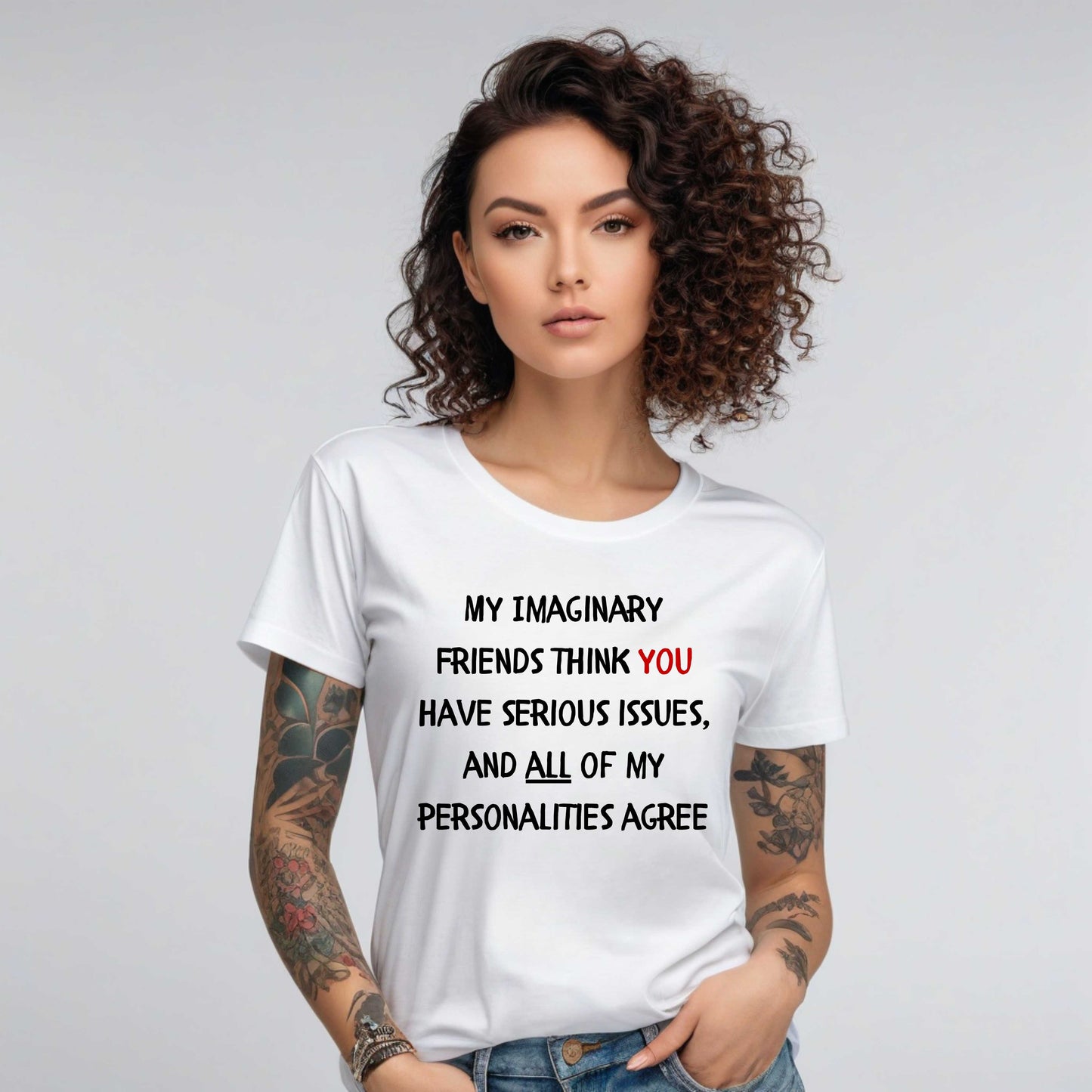 Camiseta de amigos imaginarios