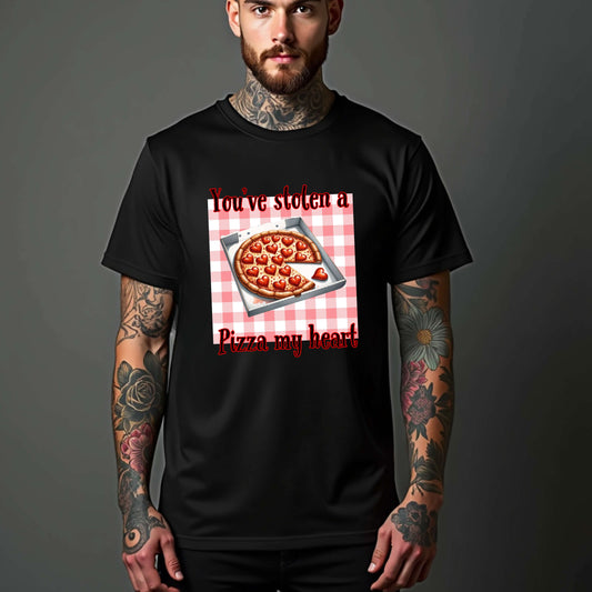 Camiseta Pizza Mi Corazón