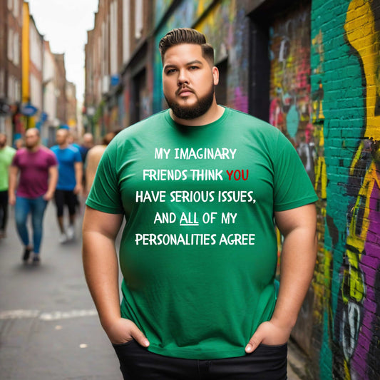 Camiseta de amigos imaginarios