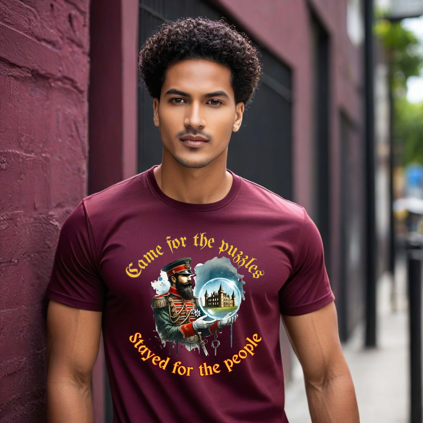 Camiseta "Vine por los rompecabezas"