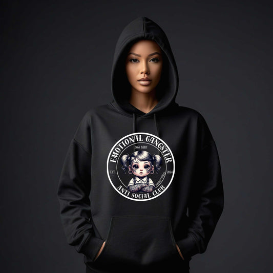 Sudadera con capucha de bebé jefe - Gangster emocional