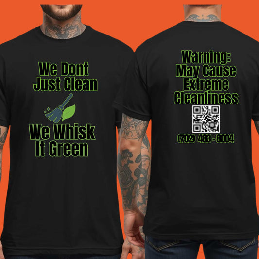 Whisk It Green - Outlined Custom T-Shirt